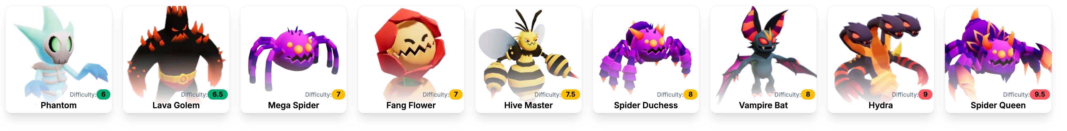 몬스터 선택 화면